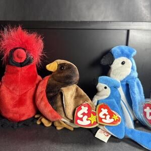 Beanie Babies bird plush toys